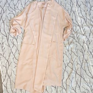 NWOT Philosophy Stylish Knee Length Pink Blazer